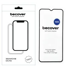 Стекло защитное BeCover Motorola Moto E13 10D Black (711520)