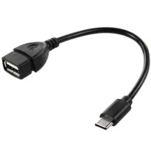 Переходник OTG USB 2.0 AF to Micro 5P YT Black Blister Voltronic (37681)