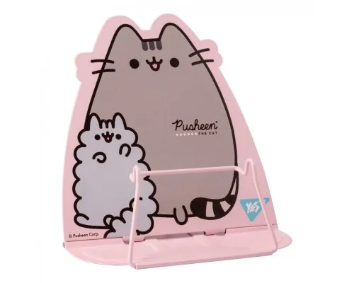 Підставка для книг Yes фігурна Pusheen метал (470515)