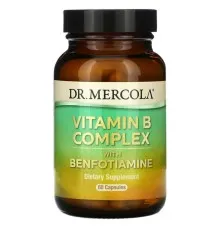 Витамин Dr. Mercola Комплекс Витаминов B с Бенфотиамином, Vitamin B Complex with (MCL-01834)