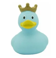 Игрушка для ванной Funny Ducks Утка в короне голубая (L1927)