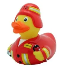 Игрушка для ванной Funny Ducks Пожарный утка (L1828)