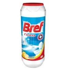 Порошок для чистки ванн Bref с активным хлором Лимон 500 г (9000100245845)