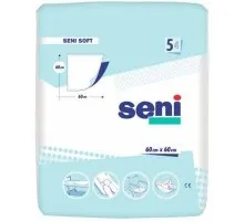 Пелюшки для малюків Seni Soft 60x60 см 5 шт (5900516690311)