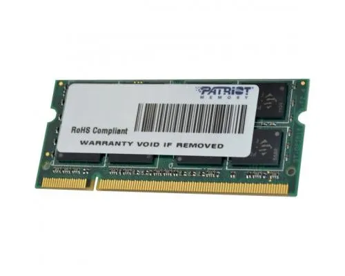 Модуль памяті для ноутбука SoDIMM DDR3 4GB 1333 MHz Patriot (PSD34G13332S)