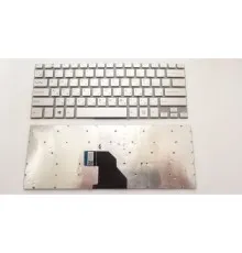 Клавіатура ноутбука Sony SVF14 (Fit 14 Series) серебро без рамки RU (A43790)