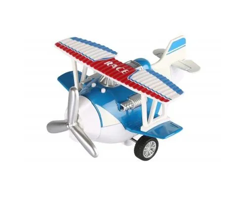 Спецтехніка Same Toy Самолет металический инерционный Aircraft синий (SY8013AUt-2)