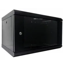 Шафа настінна Hypernet 4U 19" 600x300 (WMNC-30-4U-FLAT-BLACK)