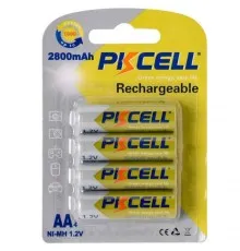 Акумулятор PkCell AA R6 NiMH 2800mAh * 4 (PC/AA2800-4B)