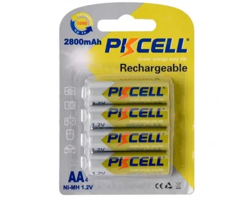 Аккумулятор PkCell AA R6 NiMH 2800mAh * 4 (PC/AA2800-4B)