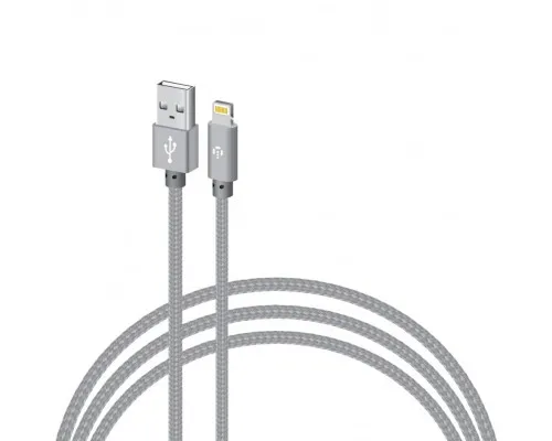Дата кабель USB 2.0 AM to Lightning 1.0m CBGNYL1 grey Intaleo (1283126477652)