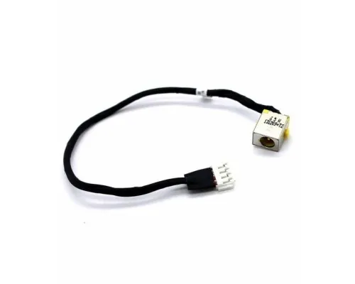 Розєм живлення ноутбука з кабелем Acer PJ649 (5.5mm x 1.7mm), 4-pin, 19 см (A49105)