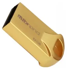 USB флеш накопичувач Mibrand 32GB Hawk Gold USB 2.0 (MI2.0/HA32M1G)