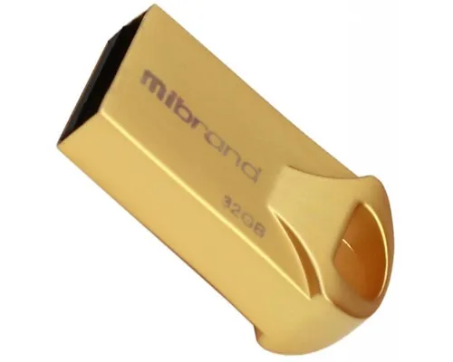 USB флеш накопитель Mibrand 32GB Hawk Gold USB 2.0 (MI2.0/HA32M1G)