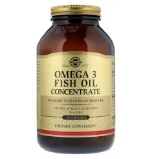 Жирные кислоты Solgar Омега-3 Рыбий Жир, Концентрат 2000 мг, 120 желатиновых капс (SOL-01788)