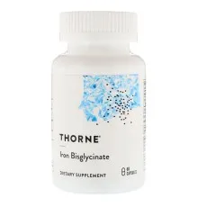 Мінерали Thorne Research Залізо Бігліцінат 25 мг, Iron Bisglycinate, 60 капсул (THR-00345)