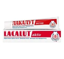 Зубна паста Lacalut aktiv 75 мл (4016369696309)