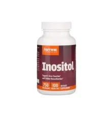 Витамин Jarrow Formulas Инозитол, 750 мг, Inositol, 100 вегетарианских капсул (JRW-01024)