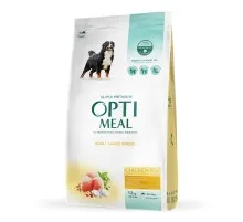 Сухий корм для собак Optimeal для великих порід зі смаком курки 12 кг (4820083905544)