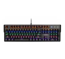 Клавіатура Vinga KBGM160 LED Outemu Blue USB Black (KBGM160 Black)