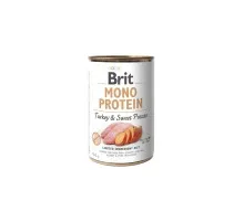 Консерви для собак Brit Mono Protein з індичкою та бататом 400 г (8595602529759)