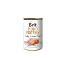 Консерви для собак Brit Mono Protein з індичкою та бататом 400 г (8595602529759)