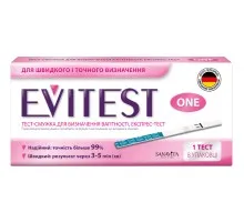Тест на вагітність Evitest One смужка (4033033417039)