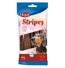 Ласощі для собак Trixie Stripes Light з яловичиною 10 шт 100 г (4011905031729)