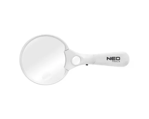Збільшувальне скло Neo Tools 3 ступеня збільшення, LED підсвічування (06-129)