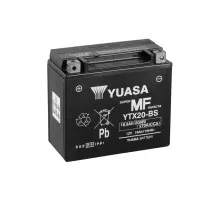 Аккумулятор автомобильный Yuasa 12V 18,9Ah MF VRLA Battery (YTX20-BS)