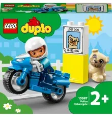 Конструктор LEGO DUPLO Town Полицейский мотоцикл 5 деталей (10967)