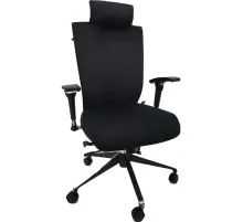 Офісне крісло Barsky ECO Black slider (G-5)