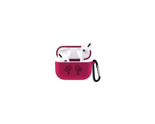 Чохол для навушників BeCover Silicon Protection для Apple AirPods Pro Rose Red (704504)