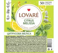 Чай Lovare Citrus Melissa 50х1.5 г (lv.77637)