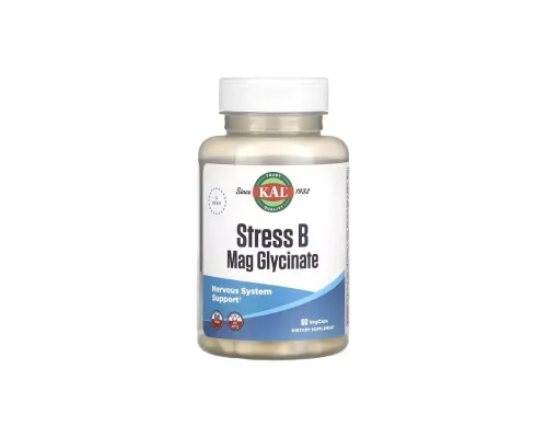 Витаминно-минеральный комплекс KAL Магний глицинат и витамины группы B от стресса, Stress B Mag G (CAL-89160)