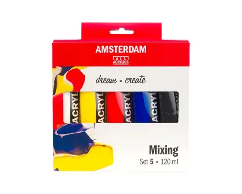 Акриловые краски Royal Talens Amsterdam Standard Mixing Set 5 x 120 мл (8712079468330)