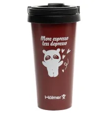 Термочашка Hölmer Coffee Time Брунатна (TC-0500-DR Coffee Time)