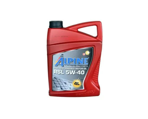 Моторное масло Alpine 5W-40 RSL 4л (0145-4)