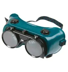 Захисні окуляри Topex газозварювальні, відкидне затемнене скло, оправа з м'якого пластику (82S105)