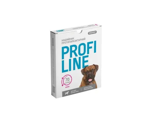 Нашийник для тварин ProVET Profiline для великих порід (інсектоакарицид) 70 см фуксія (4823082430994)