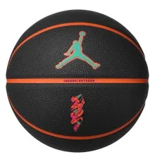 М'яч баскетбольний Nike Jordan All Court 8P Z Williamson Deflated чорний, помаранчевий Уні 7 J.100.4141.095.07 (887791427496)