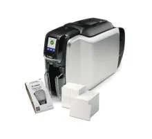 Принтер пластикових карт Zebra ZC300, Single Sided, USB, Ethernet, CardStudio, 200 cards, YMCKO ribbon (ZC31-000CQ00EM00)