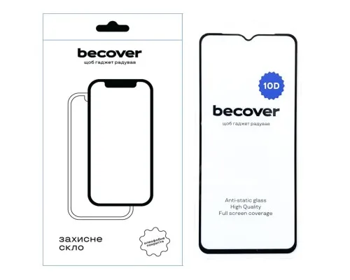 Скло захисне BeCover Honor X6a 10D Black (711333)