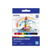 Фломастеры Kite Classic 12 цветов (K-447)