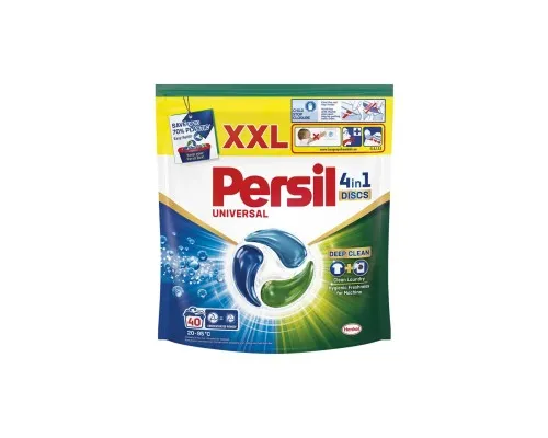 Капсулы для стирки Persil 4in1 Discs Universal Deep Clean 40 шт. (9000101801255)