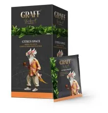 Чай Graff Citrus Space Зелений 20 пакетиків х 1.5 г (4820279610764)