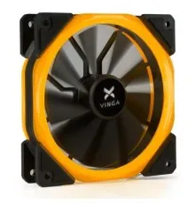 Кулер до корпусу Vinga LED fan-02 orange