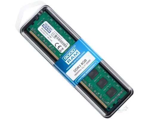 Модуль памяті для компютера DDR3 8GB 1600 MHz Goodram (GR1600D364L11/8G)