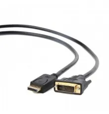 Кабель мультимедійний DisplayPort to DVI 3.0m Cablexpert (CC-DPM-DVIM-3M)