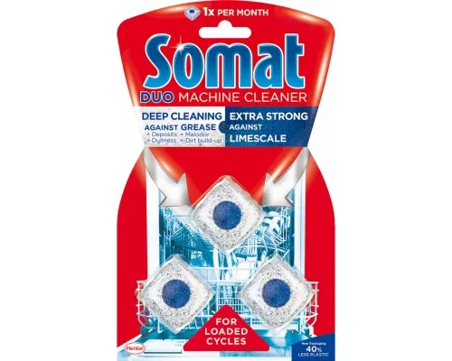Очиститель для посудомоечных машин Somat Machine Cleaner 60 г (9000100999786)
